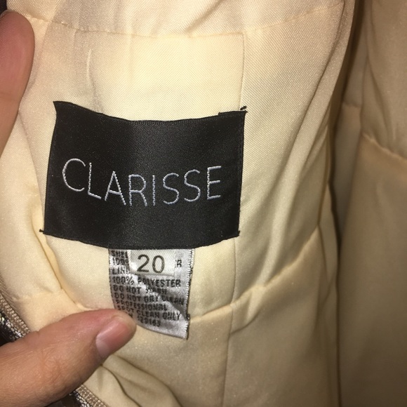 Clarisse plus size 20 Chocolate Sequin Dress NWT - Picture 7 of 8